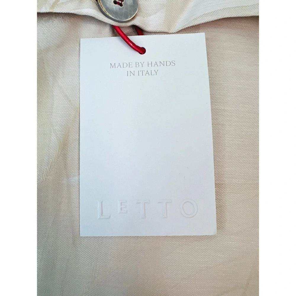 Letto Ontano Queen Duvet Cover Gold‎ 100% Cotton Made in Italy Leaf Print